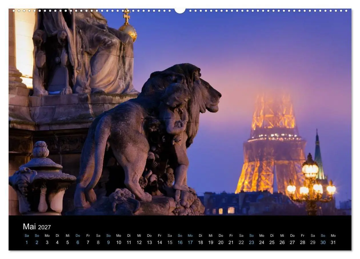 Bild: 9783569975002 | Paris bei Nacht 2027 (hochwertiger Premium Wandkalender 2027 DIN A2...
