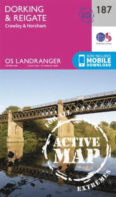 Cover: 9780319475102 | Dorking, Reigate &amp; Crawley | Ordnance Survey | (Land-)Karte | Englisch