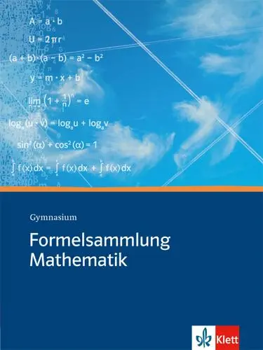 Cover: 9783127185102 | Formelsammlung Mathematik. Gymnasium | Sekundarstufe I und II | Dorn