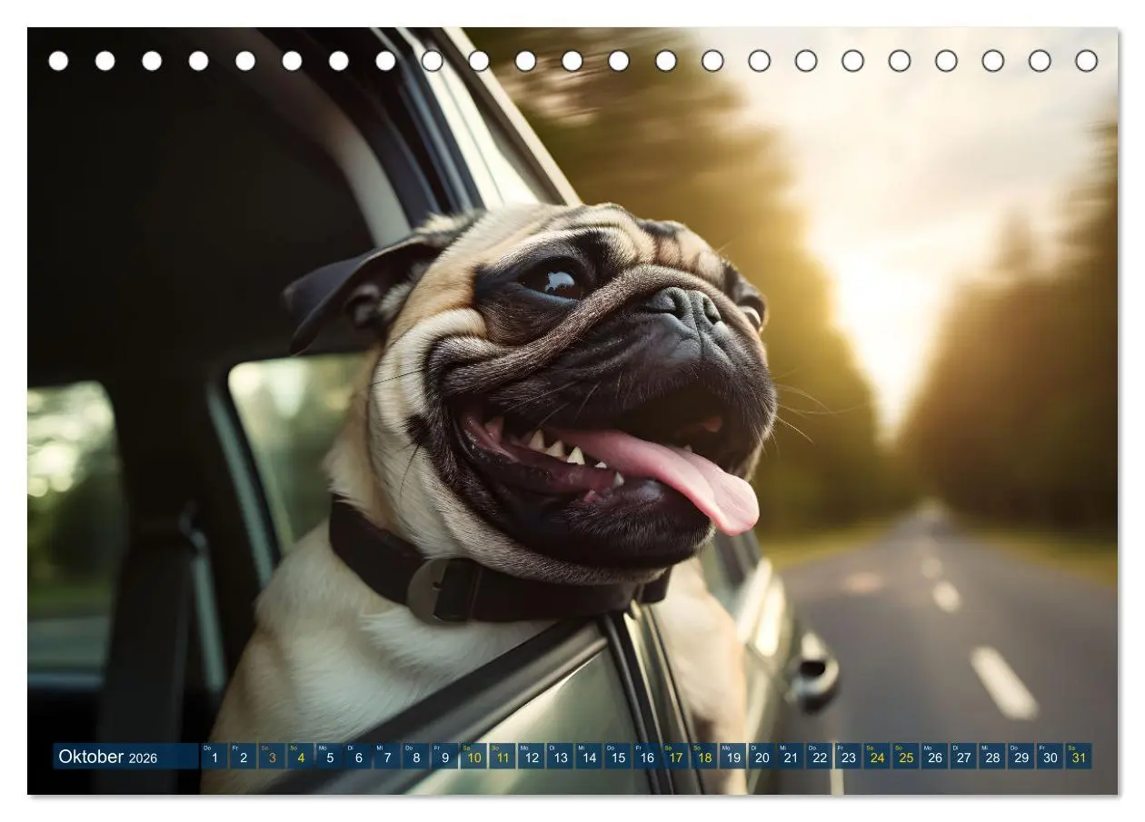Bild: 9783457475102 | Lustige Mops-Hunde: Die charmanten Meister von Chaos und Unfug...