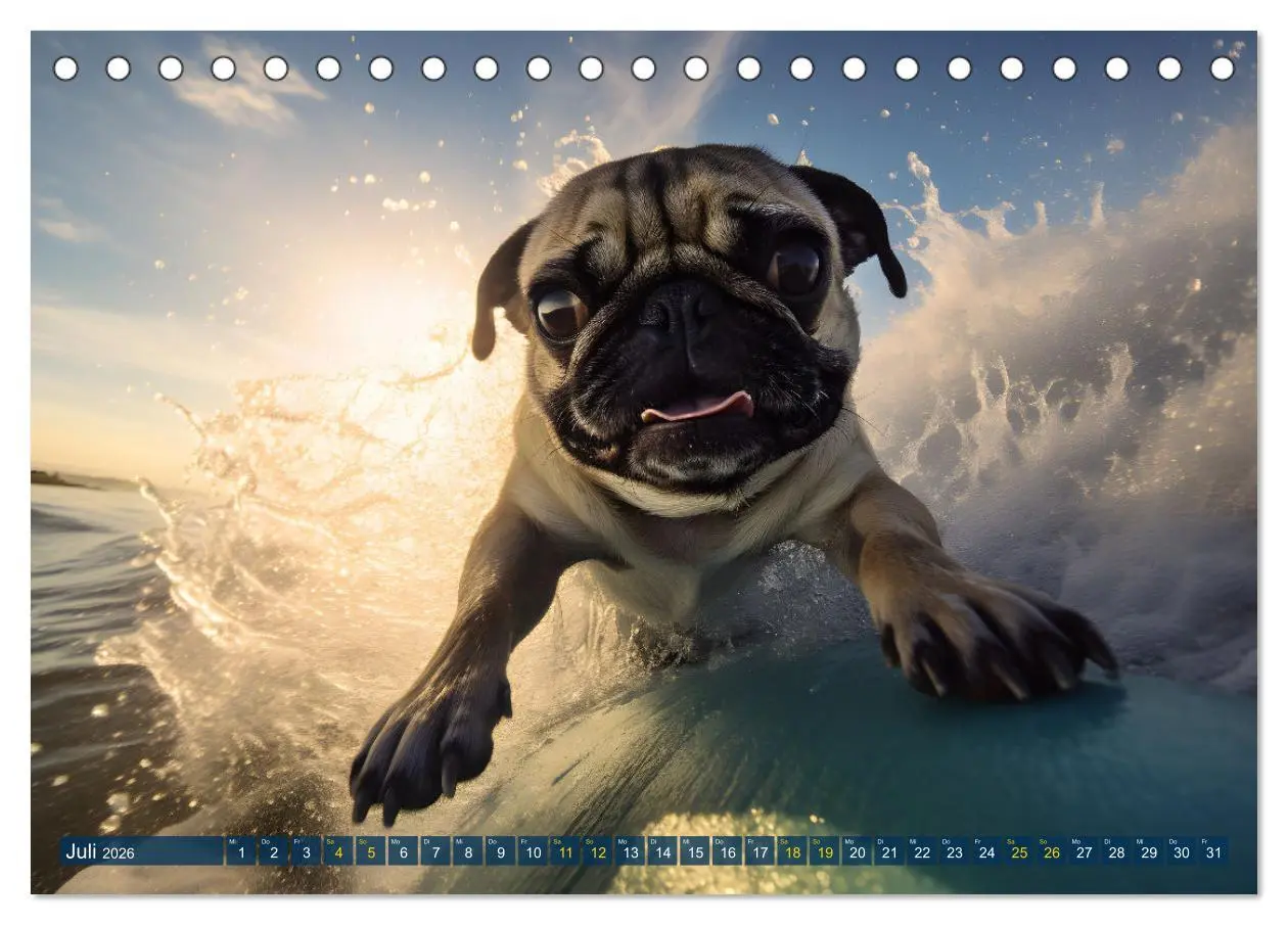 Bild: 9783457475102 | Lustige Mops-Hunde: Die charmanten Meister von Chaos und Unfug...