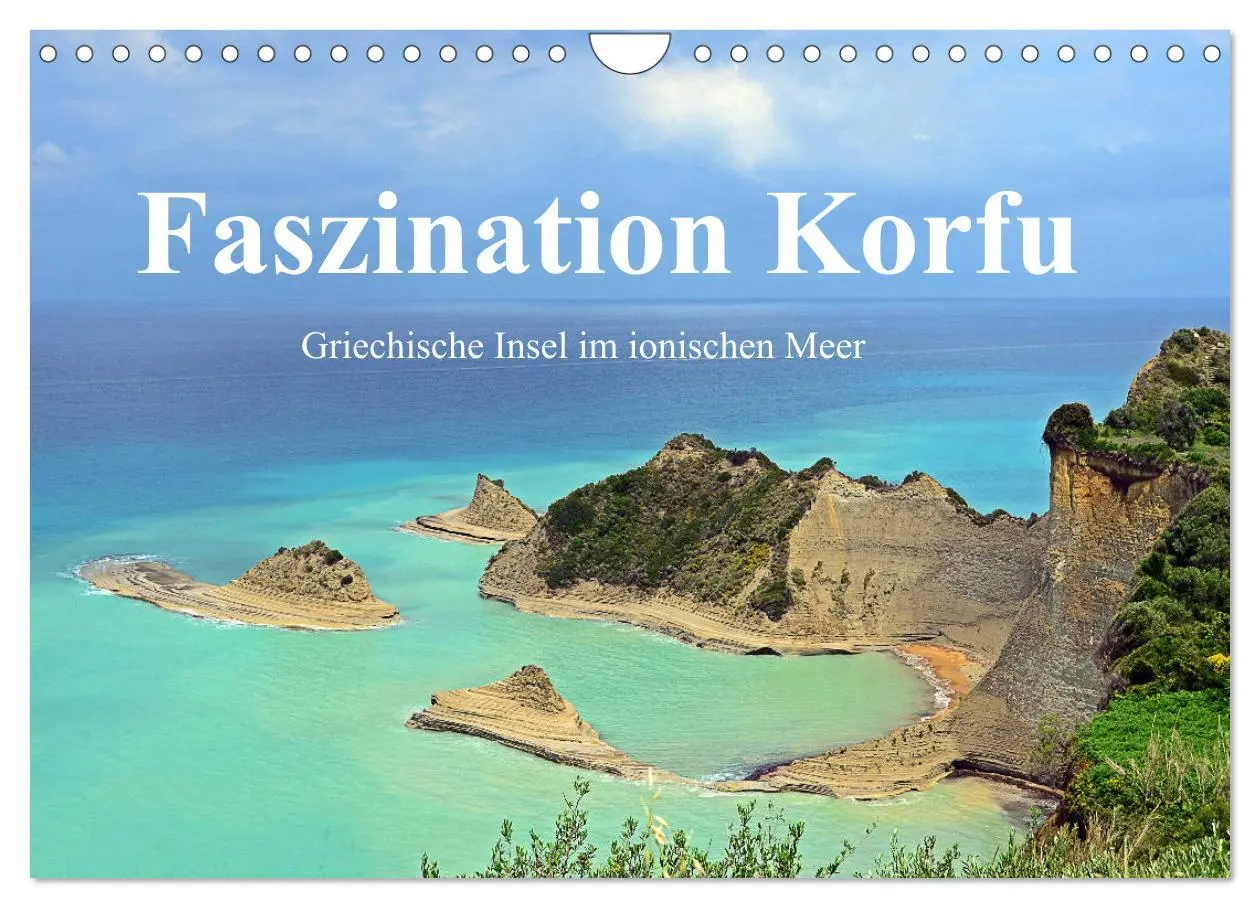 Cover: 9783457785102 | Faszination Korfu (Wandkalender 2026 DIN A4 quer), CALVENDO...