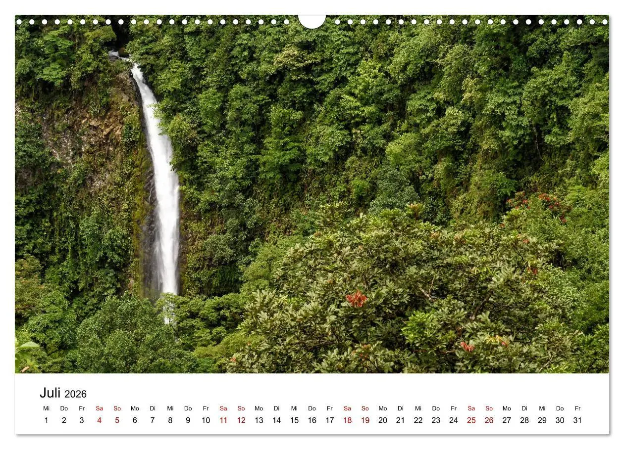 Bild: 9783457925102 | Costa Rica - das Naturparadies (Wandkalender 2026 DIN A3 quer),...