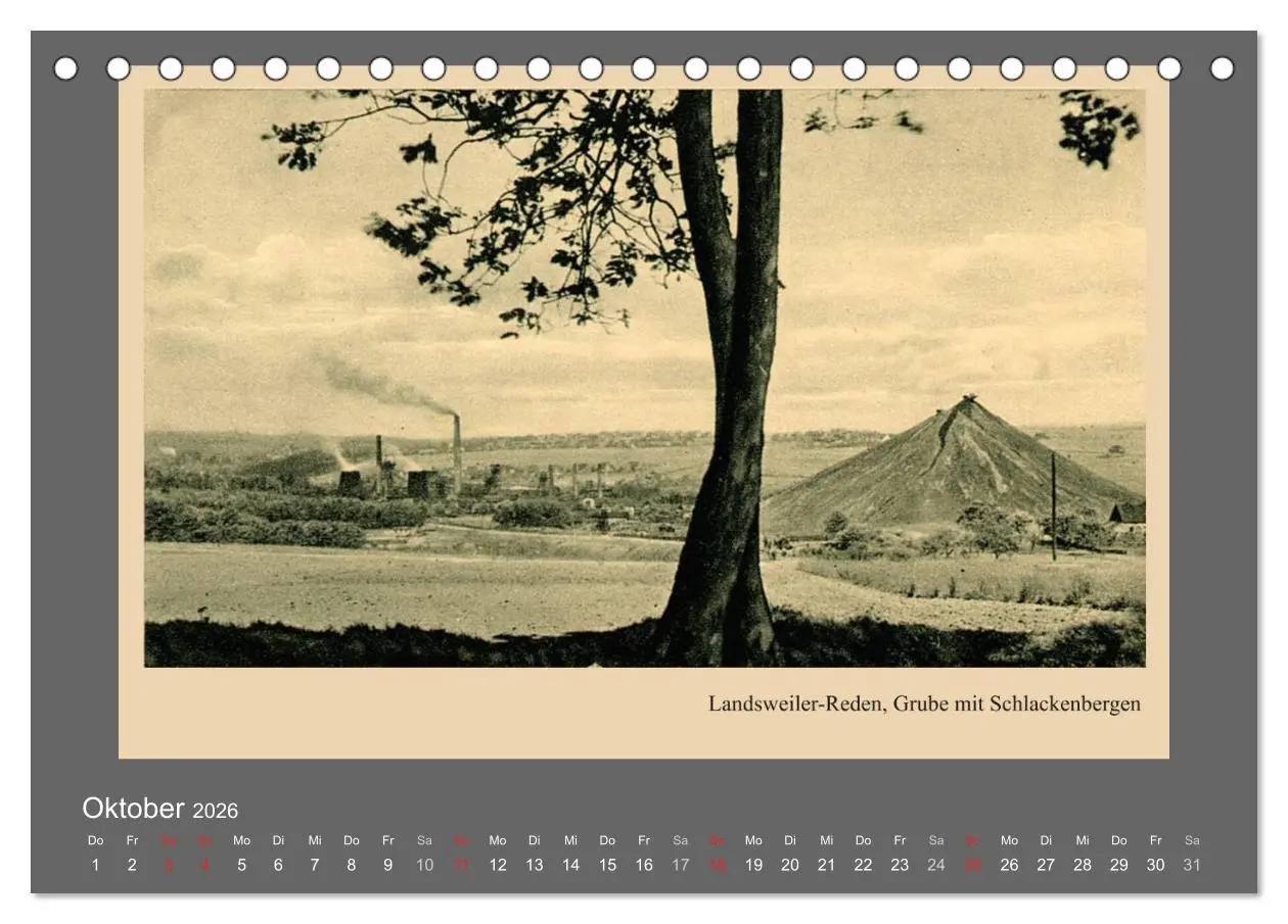 Bild: 9783516015102 | Saarland - vunn domols (frieher), Industrieanlagen (Tischkalender...