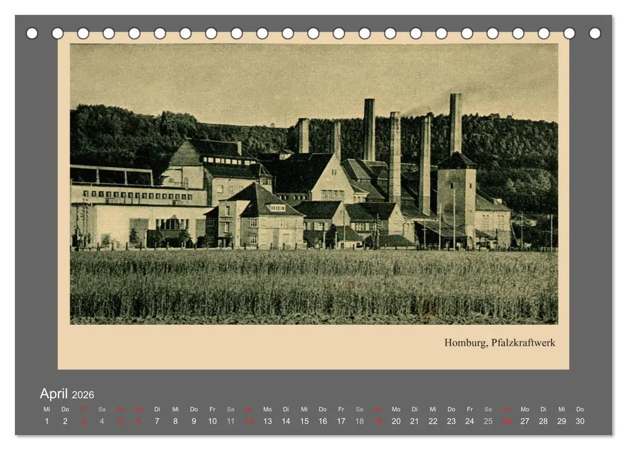 Bild: 9783516015102 | Saarland - vunn domols (frieher), Industrieanlagen (Tischkalender...
