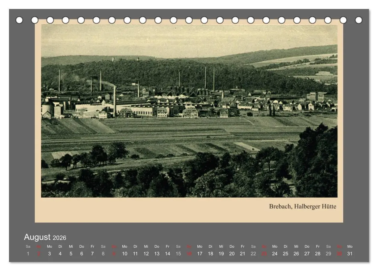 Bild: 9783516015102 | Saarland - vunn domols (frieher), Industrieanlagen (Tischkalender...