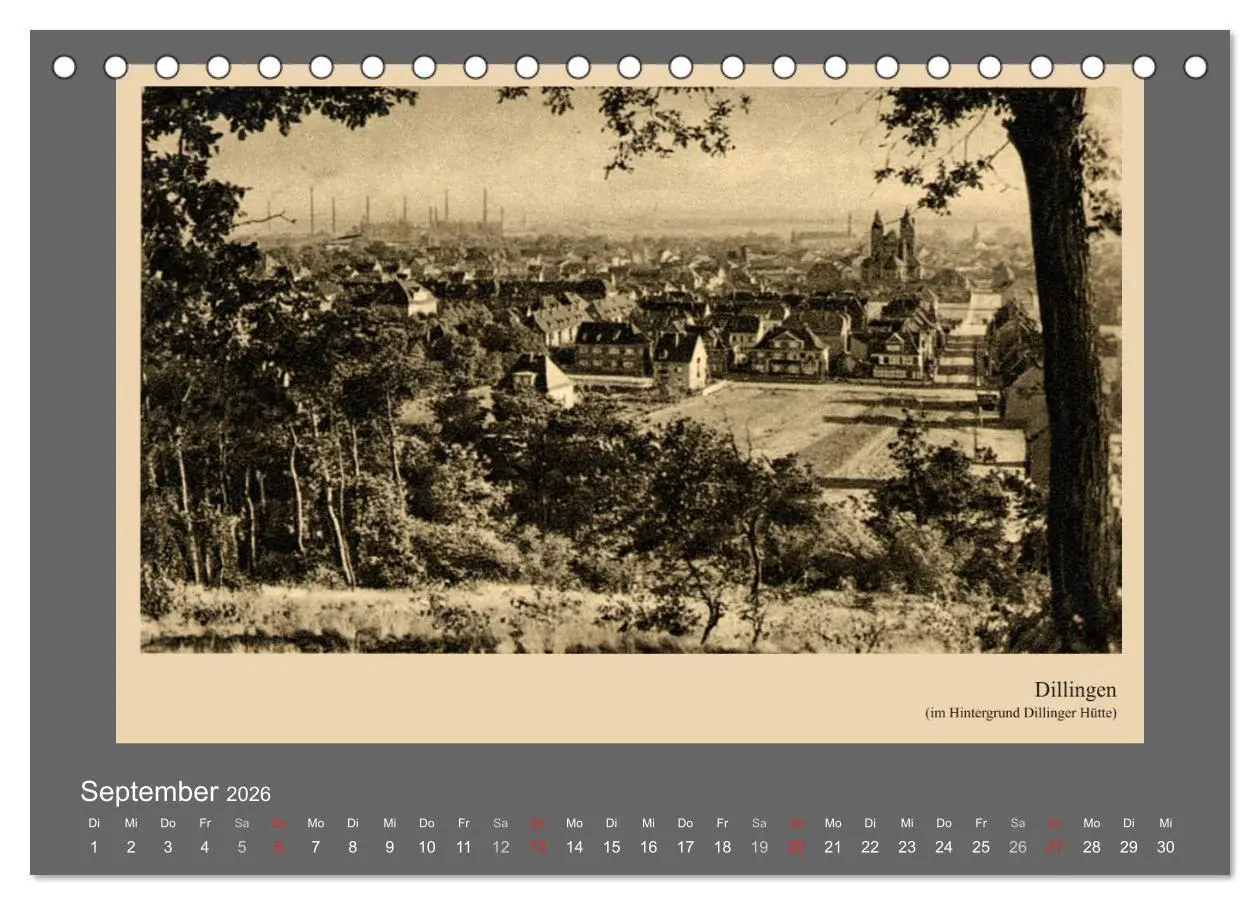 Bild: 9783516015102 | Saarland - vunn domols (frieher), Industrieanlagen (Tischkalender...