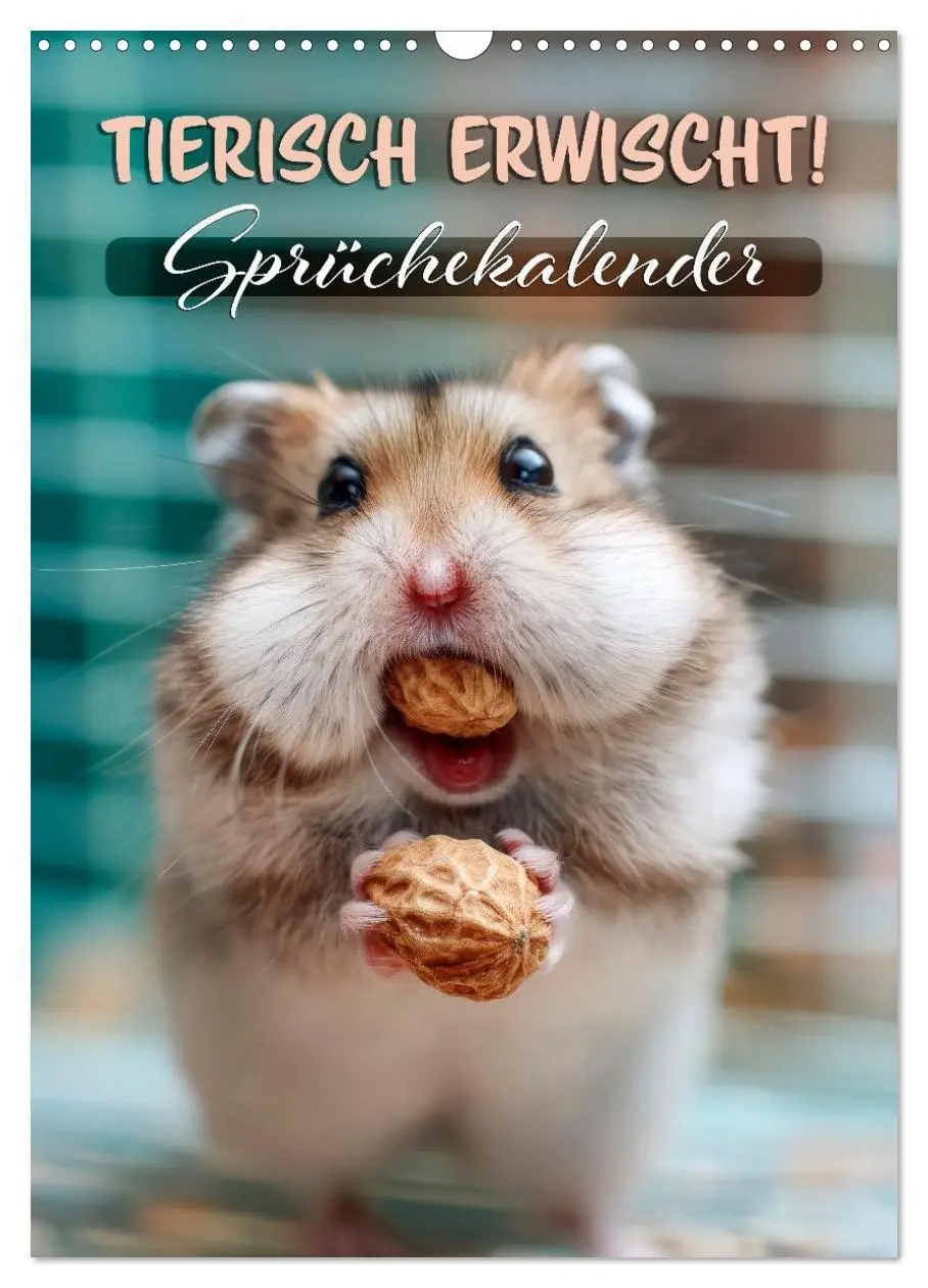 Cover: 9783516705102 | Tierisch erwischt (Wandkalender 2026 DIN A3 hoch), CALVENDO...