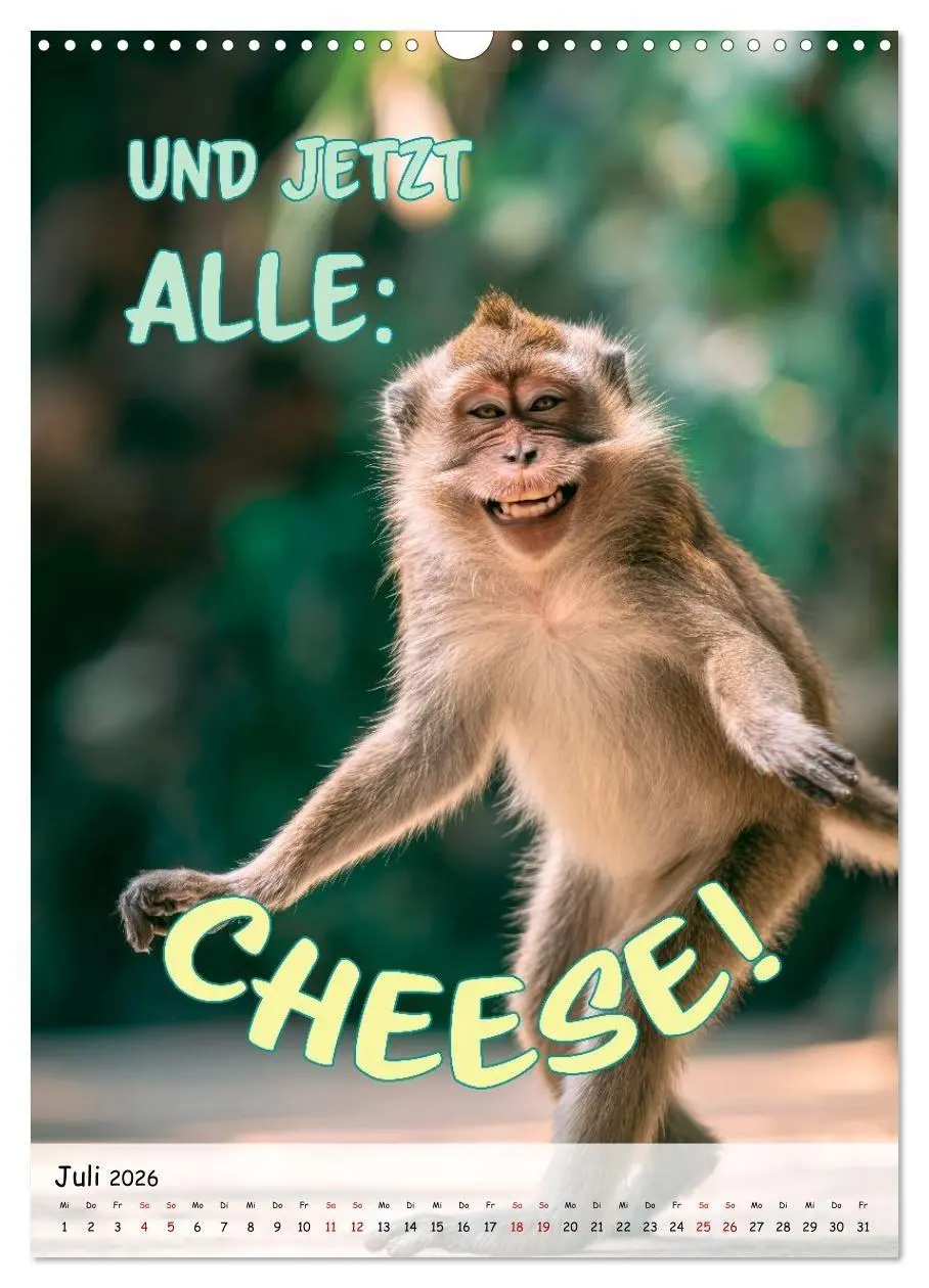 Bild: 9783516705102 | Tierisch erwischt (Wandkalender 2026 DIN A3 hoch), CALVENDO...