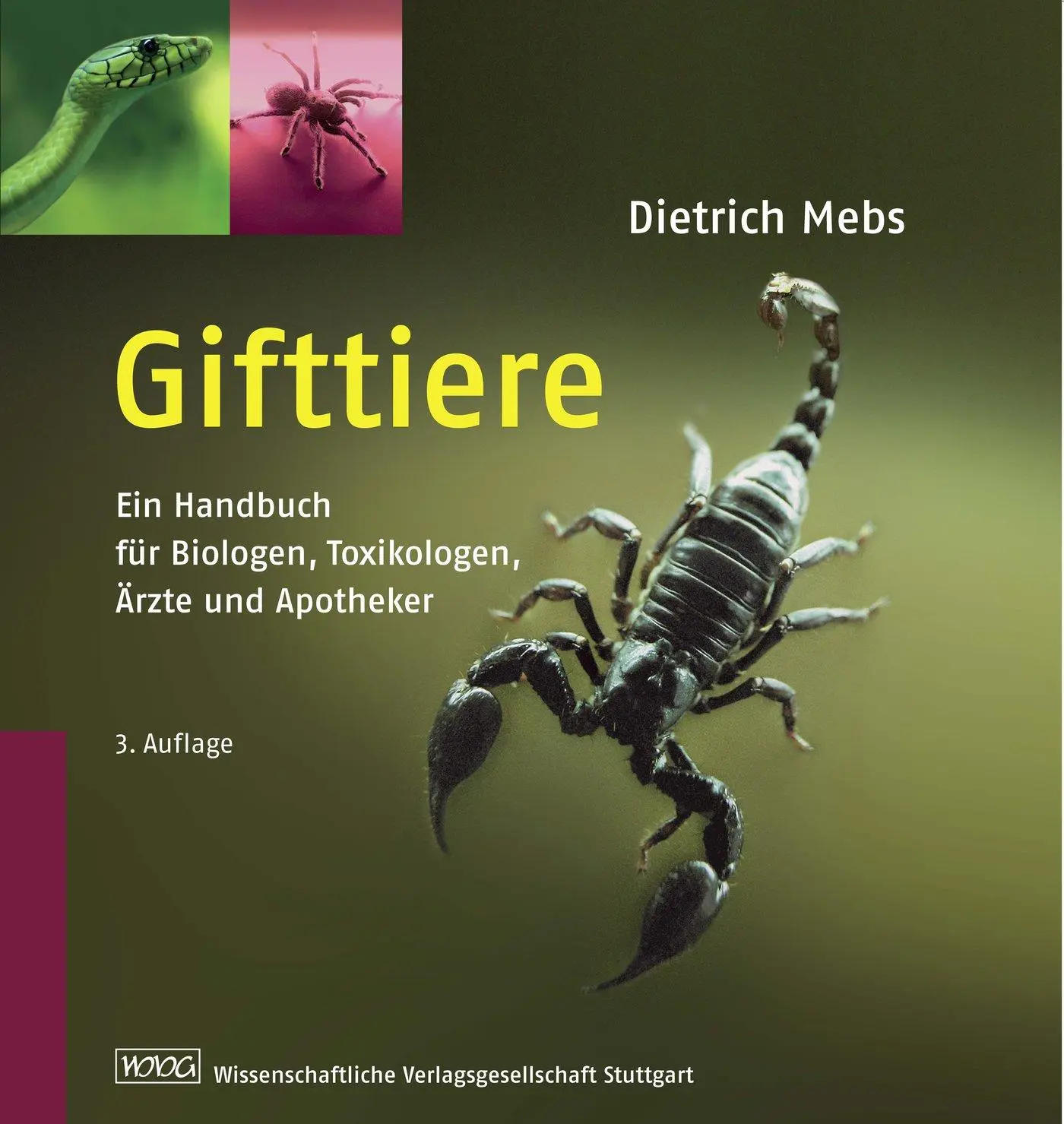 Cover: 9783804725102 | Gifttiere | Dietrich Mebs | Buch | X | Deutsch | 2010