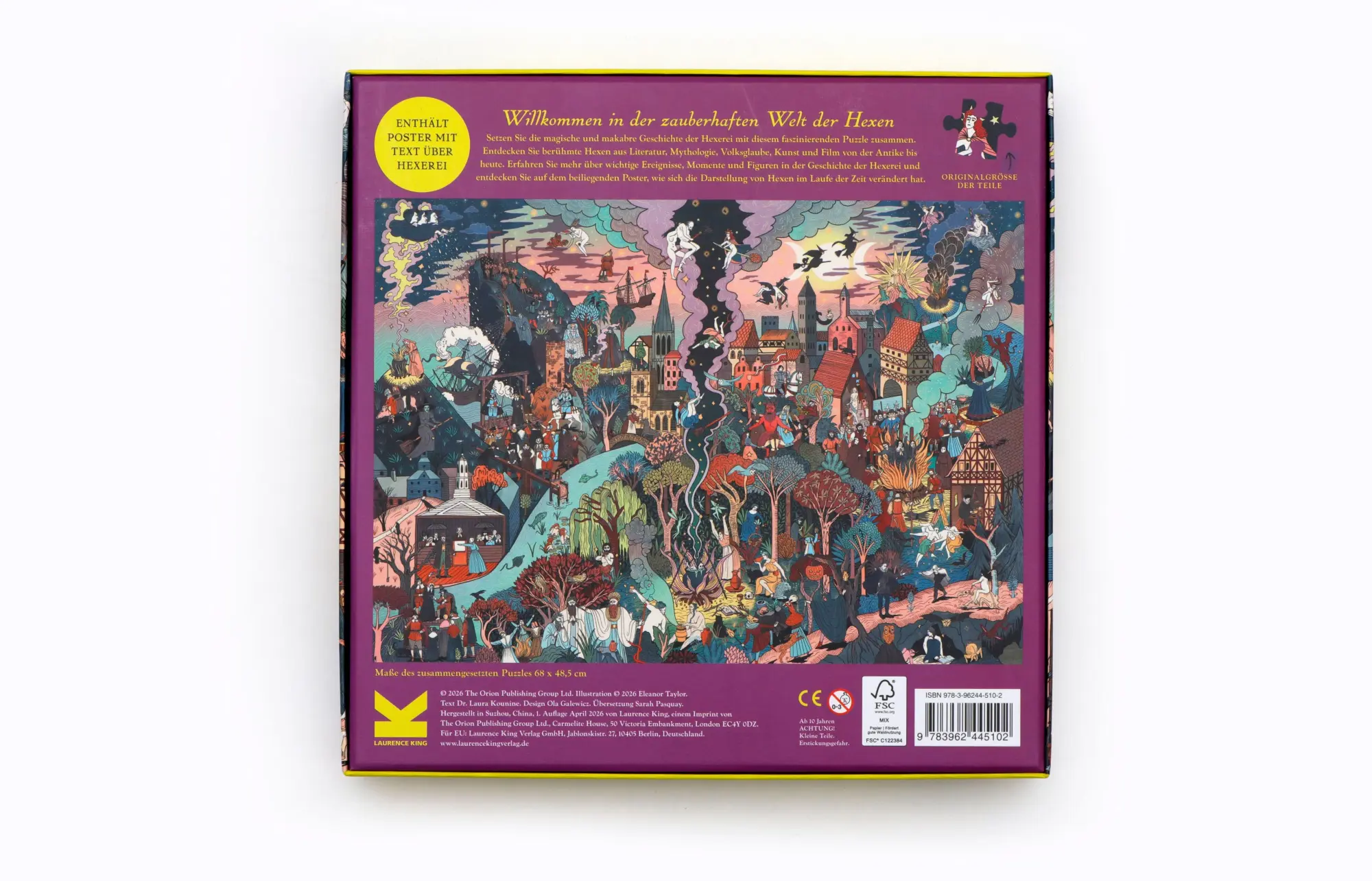 Bild: 9783962445102 | Die Welt der Hexen - Puzzle 1000 Teile | Laura Kounine | Spiel | 2026