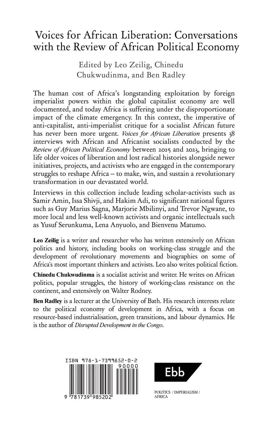 Rückseite: 9781739985202 | Voices for African Liberation | Leo Zeilig (u. a.) | Taschenbuch