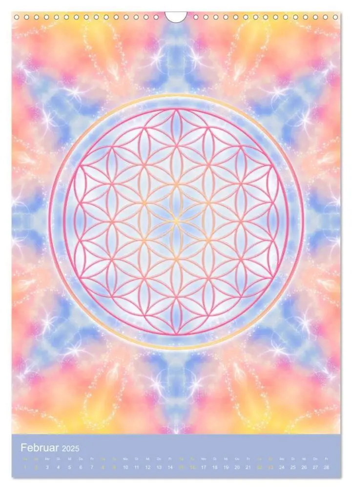 Bild: 9783435995202 | Blume des Lebens - Harmonie durch Symbolkraft (Wandkalender 2025...