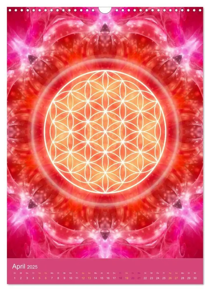 Bild: 9783435995202 | Blume des Lebens - Harmonie durch Symbolkraft (Wandkalender 2025...