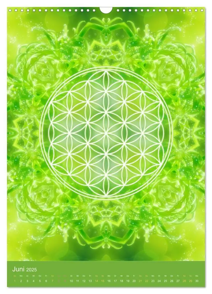 Bild: 9783435995202 | Blume des Lebens - Harmonie durch Symbolkraft (Wandkalender 2025...