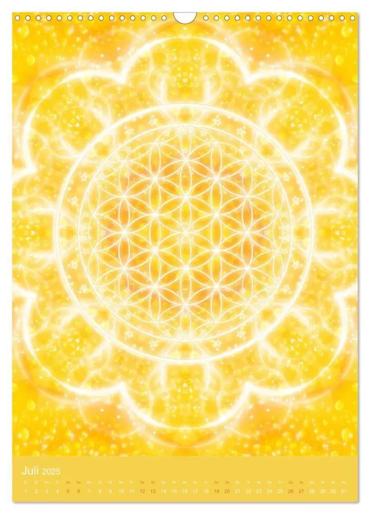 Bild: 9783435995202 | Blume des Lebens - Harmonie durch Symbolkraft (Wandkalender 2025...