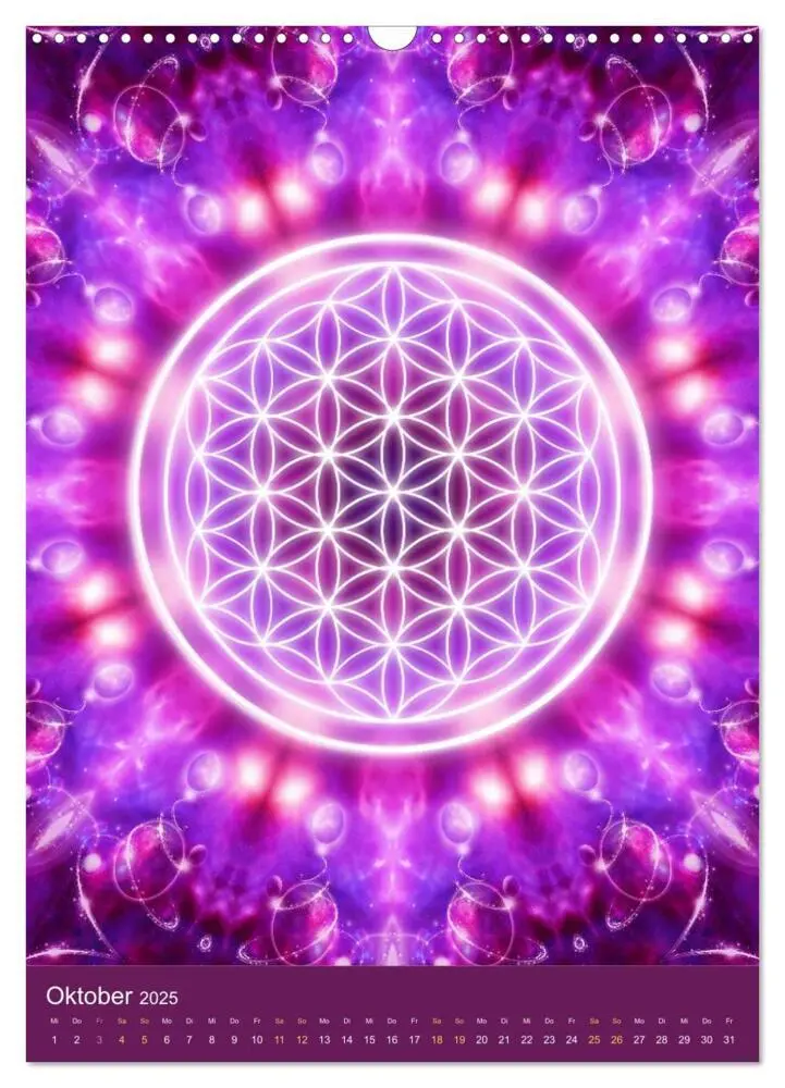Bild: 9783435995202 | Blume des Lebens - Harmonie durch Symbolkraft (Wandkalender 2025...