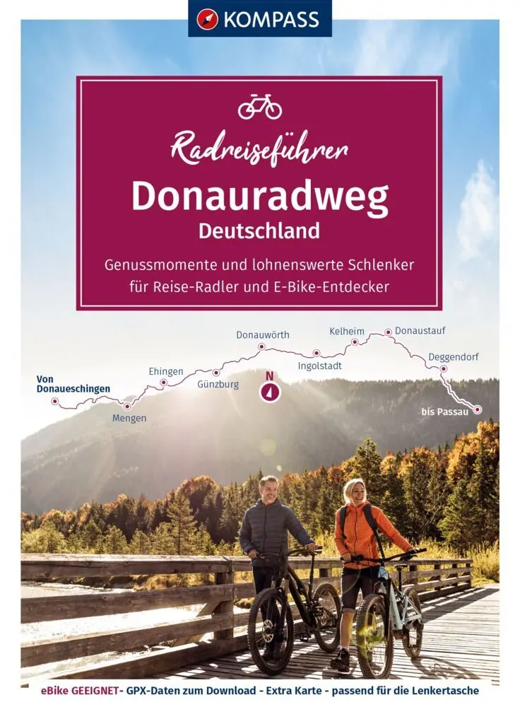 Cover: 9783991215202 | KOMPASS Radreiseführer Donauradweg Deutschland | Ralf Enke | Buch