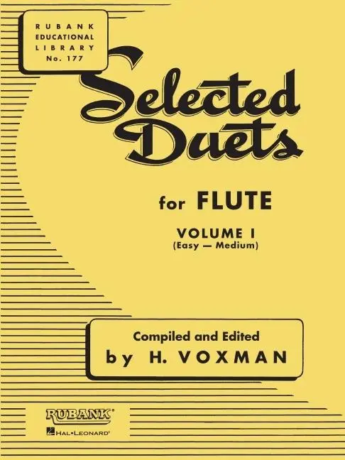 Cover: 9781423445302 | Selected Duets for Flute: Volume 1 - Easy to Medium (Rubank...