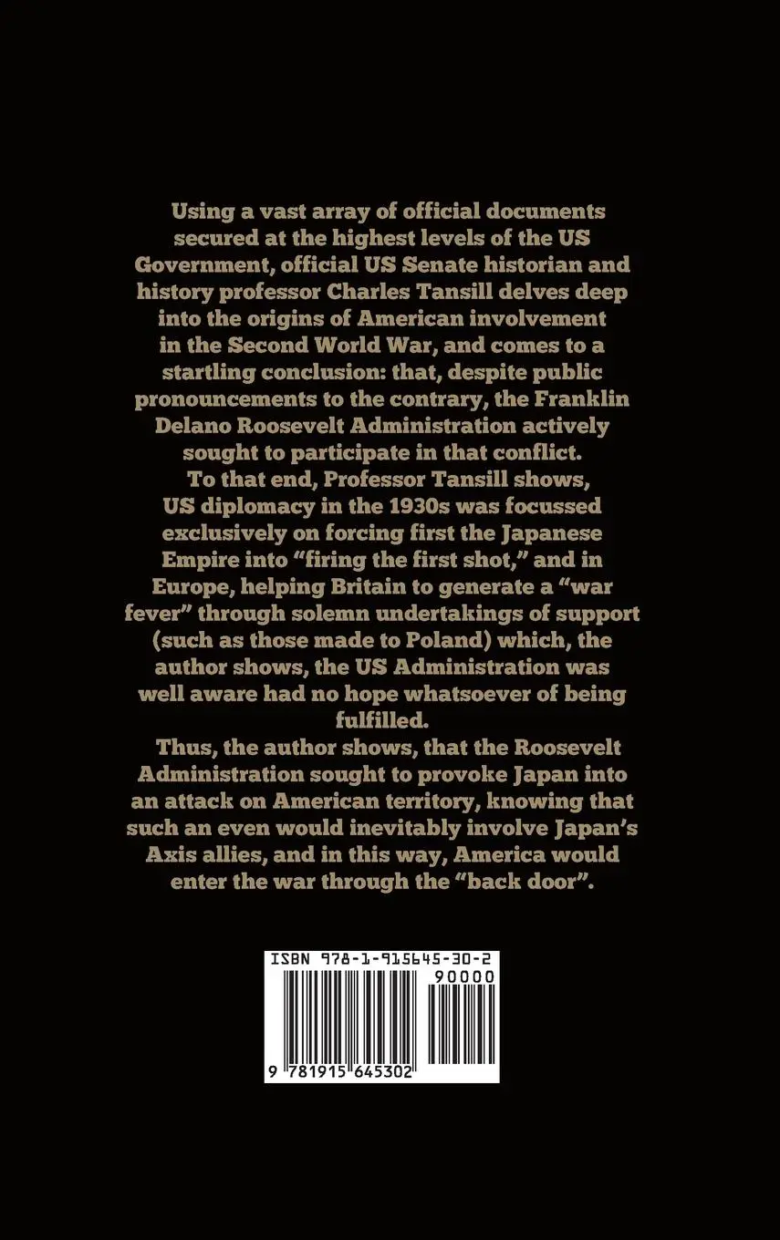 Rückseite: 9781915645302 | Back Door to War | The Roosevelt Foreign Policy 1933-1941 | Tansill