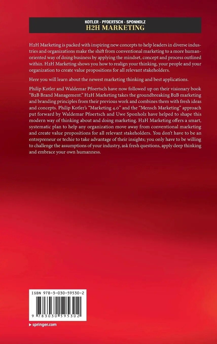 Rückseite: 9783030595302 | H2H Marketing | The Genesis of Human-to-Human Marketing | Buch | xxvii