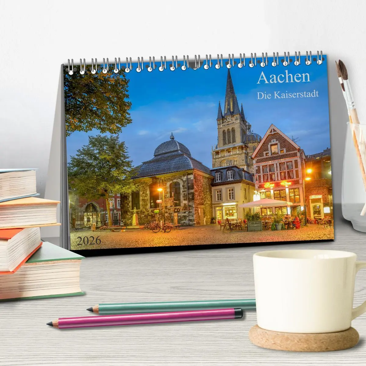 Bild: 9783457765302 | Aachen Die Kaiserstadt (Tischkalender 2026 DIN A5 quer), CALVENDO...
