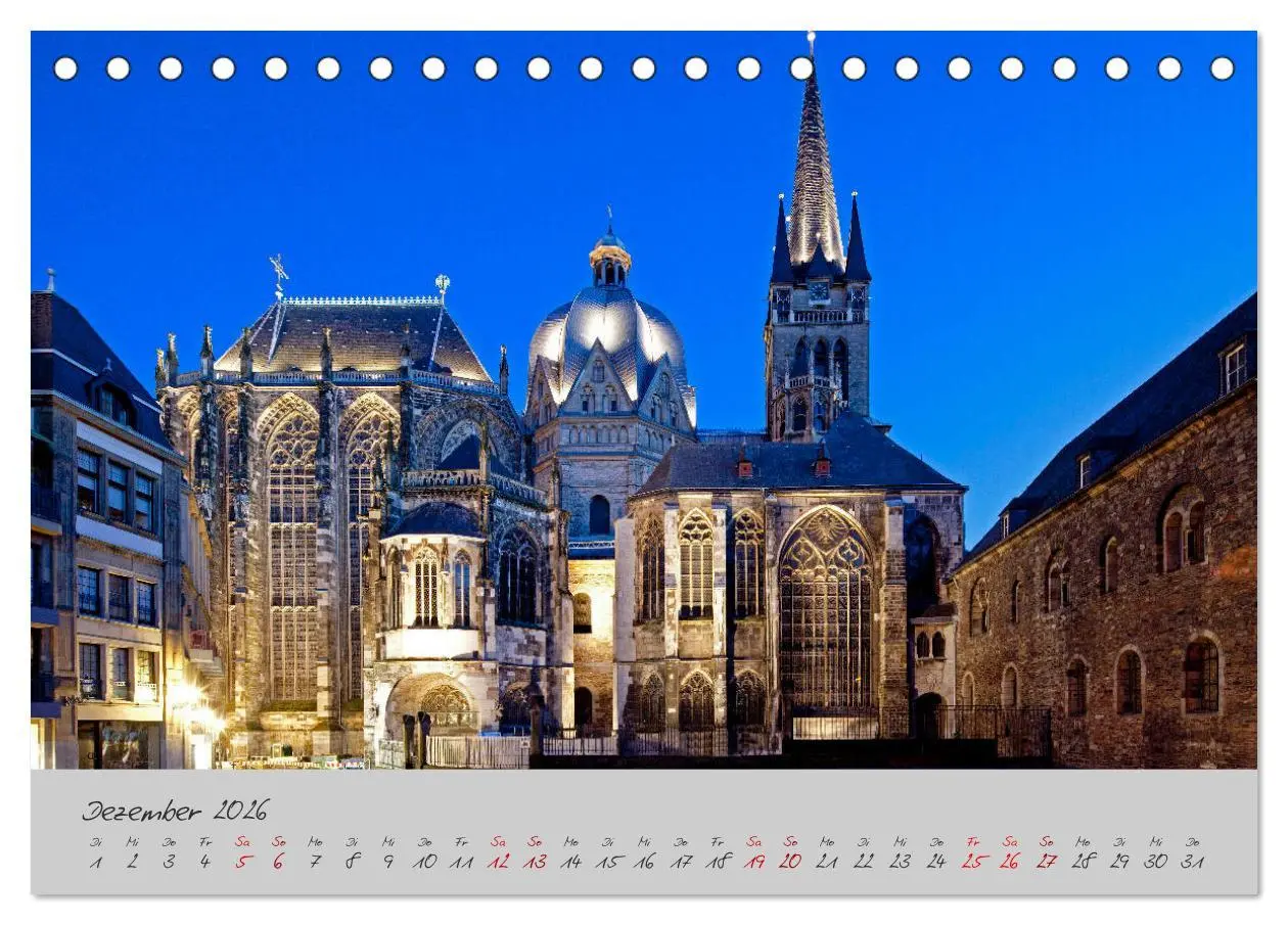 Bild: 9783457765302 | Aachen Die Kaiserstadt (Tischkalender 2026 DIN A5 quer), CALVENDO...