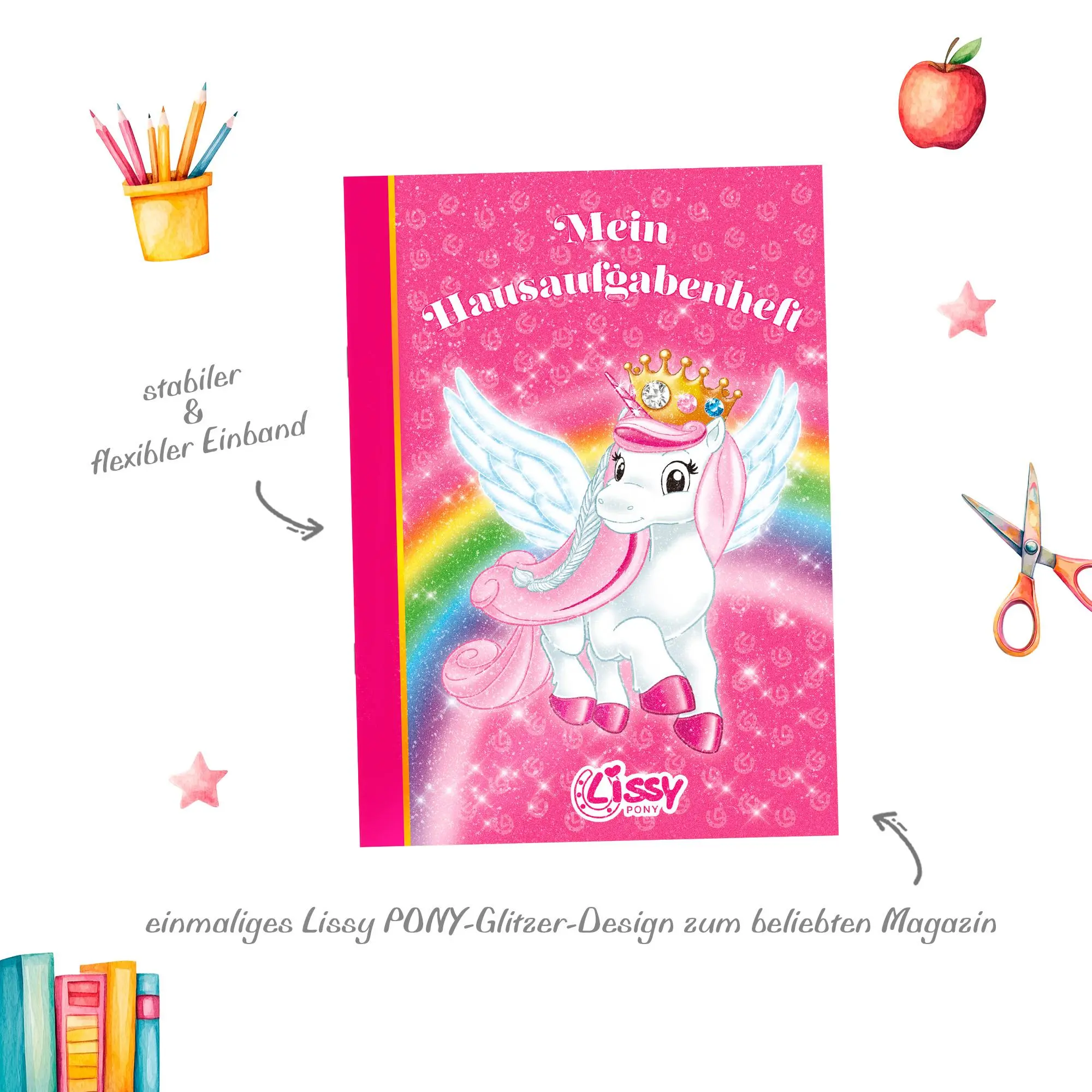 Bild: 4069095005402 | Mein traumhaftes Lissy Pony Grundschul-Hausaufgabenheft | Kalender