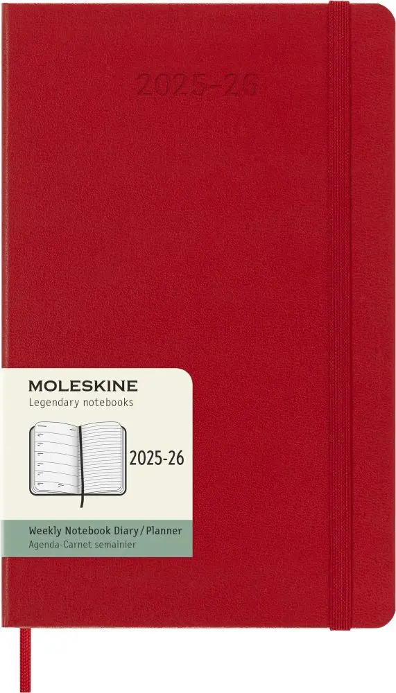 Bild: 8056999275402 | Moleskine 18 Monate Wochen Notizkalender 2025/2026, L/A5, 1 Wo = 1...