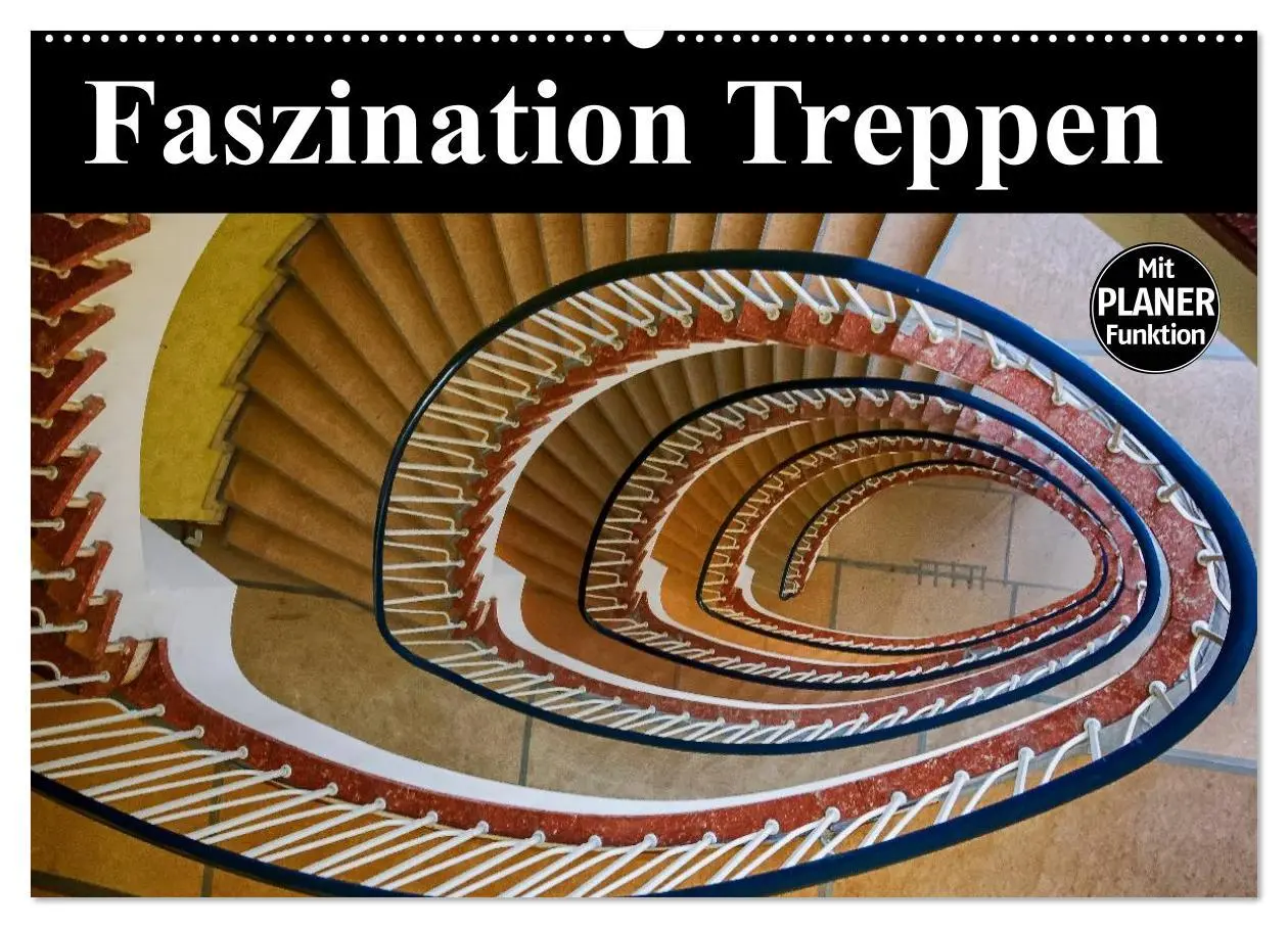 Cover: 9783457995402 | Faszination Treppen (Wandkalender 2026 DIN A2 quer), CALVENDO...