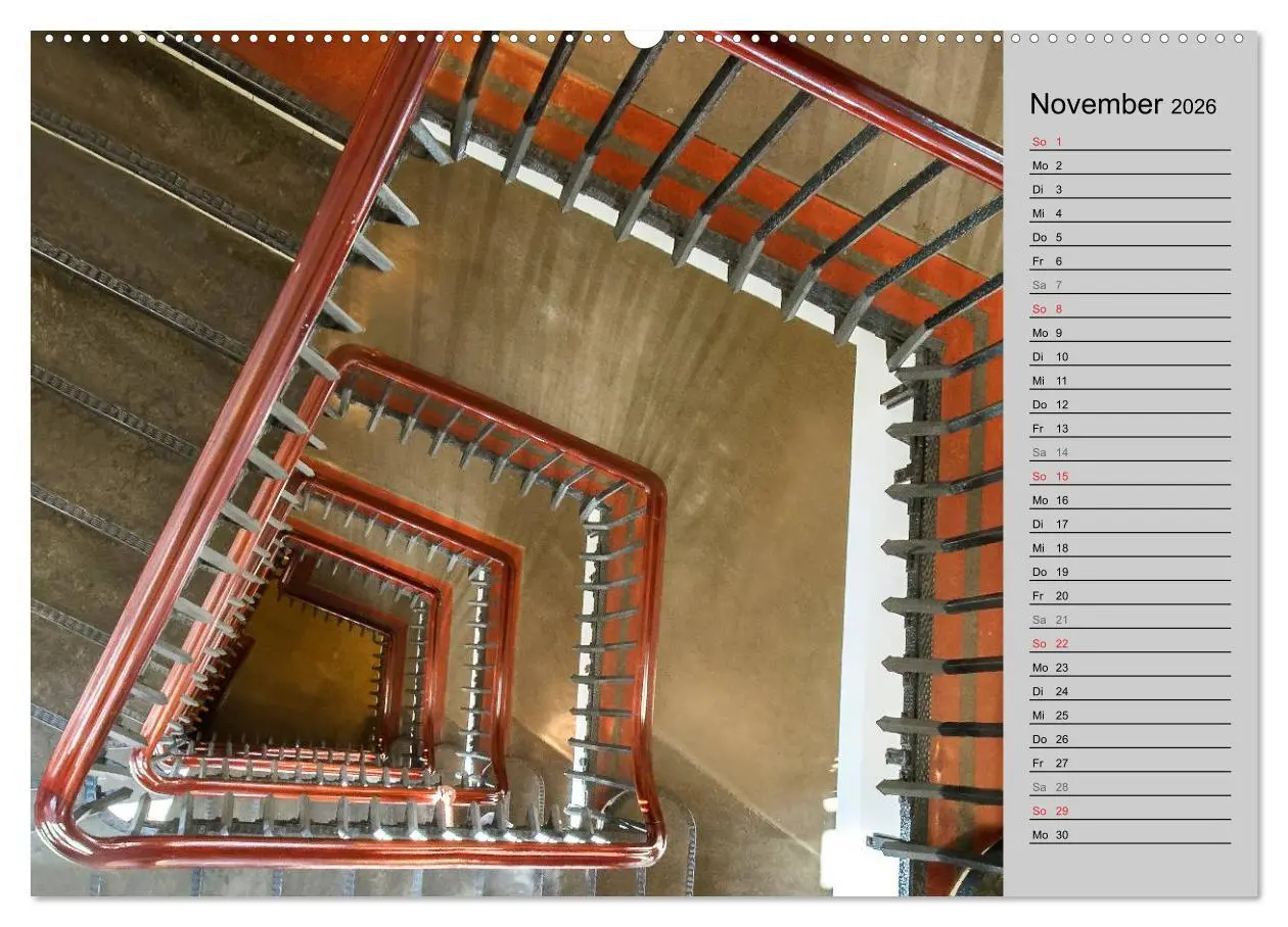 Bild: 9783457995402 | Faszination Treppen (Wandkalender 2026 DIN A2 quer), CALVENDO...
