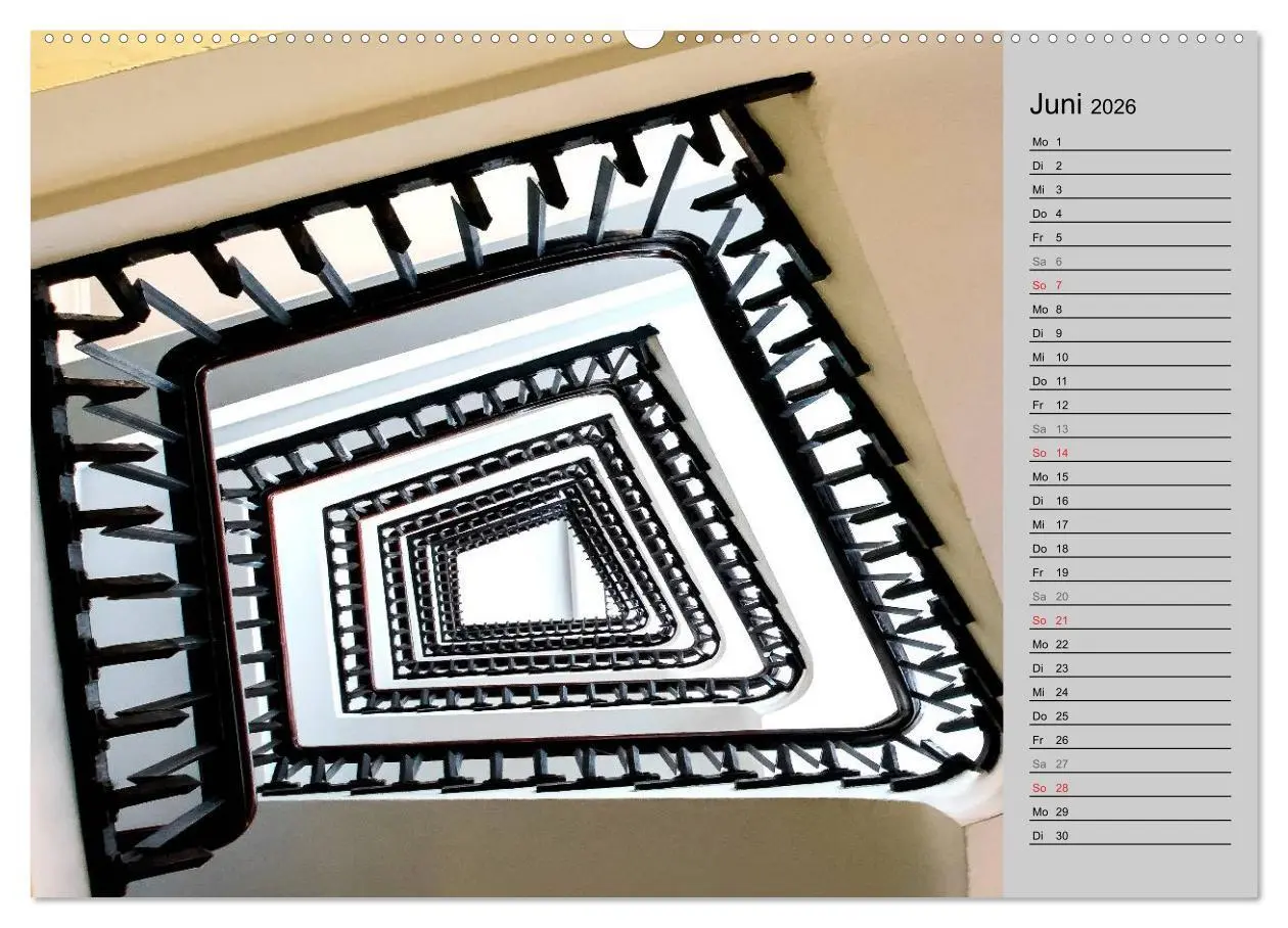 Bild: 9783457995402 | Faszination Treppen (Wandkalender 2026 DIN A2 quer), CALVENDO...
