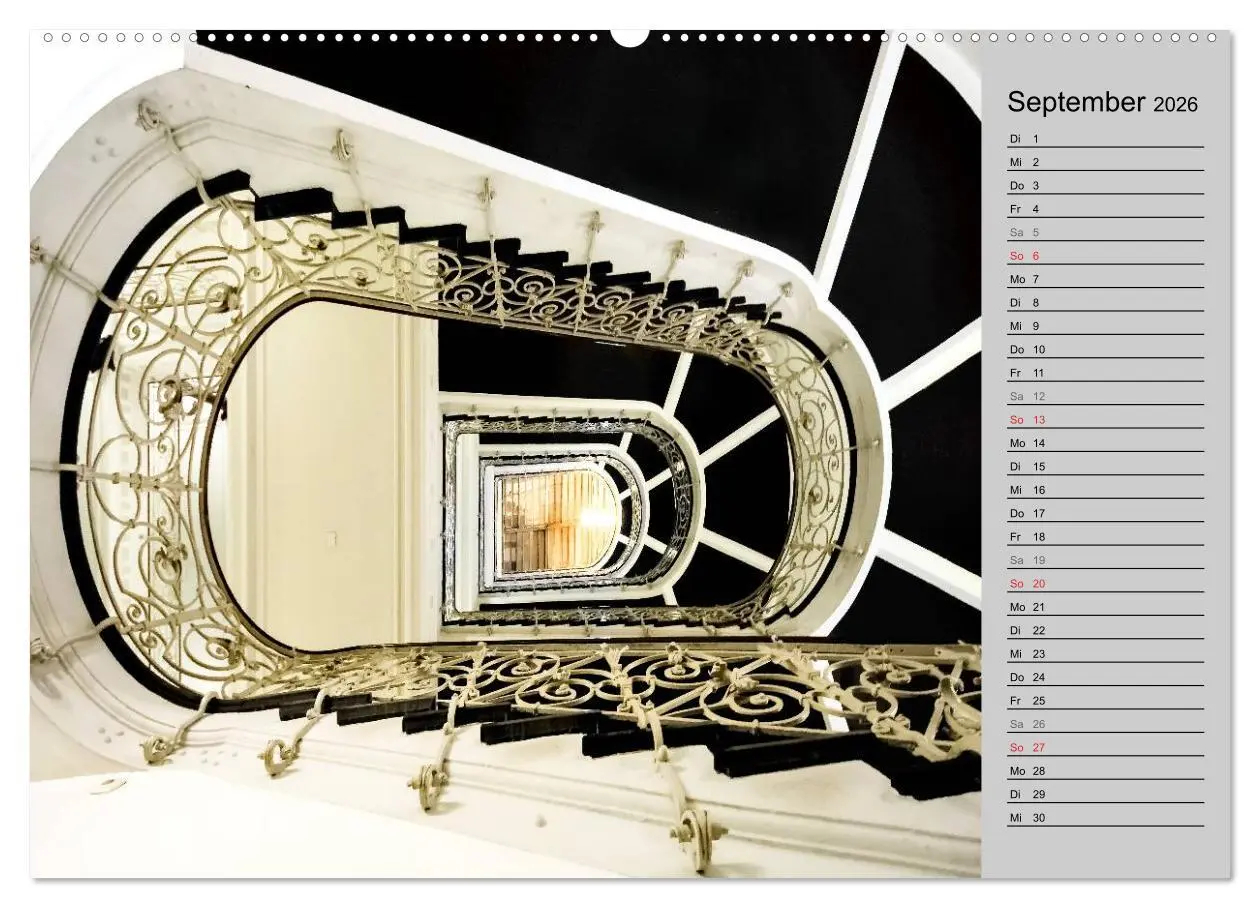 Bild: 9783457995402 | Faszination Treppen (Wandkalender 2026 DIN A2 quer), CALVENDO...