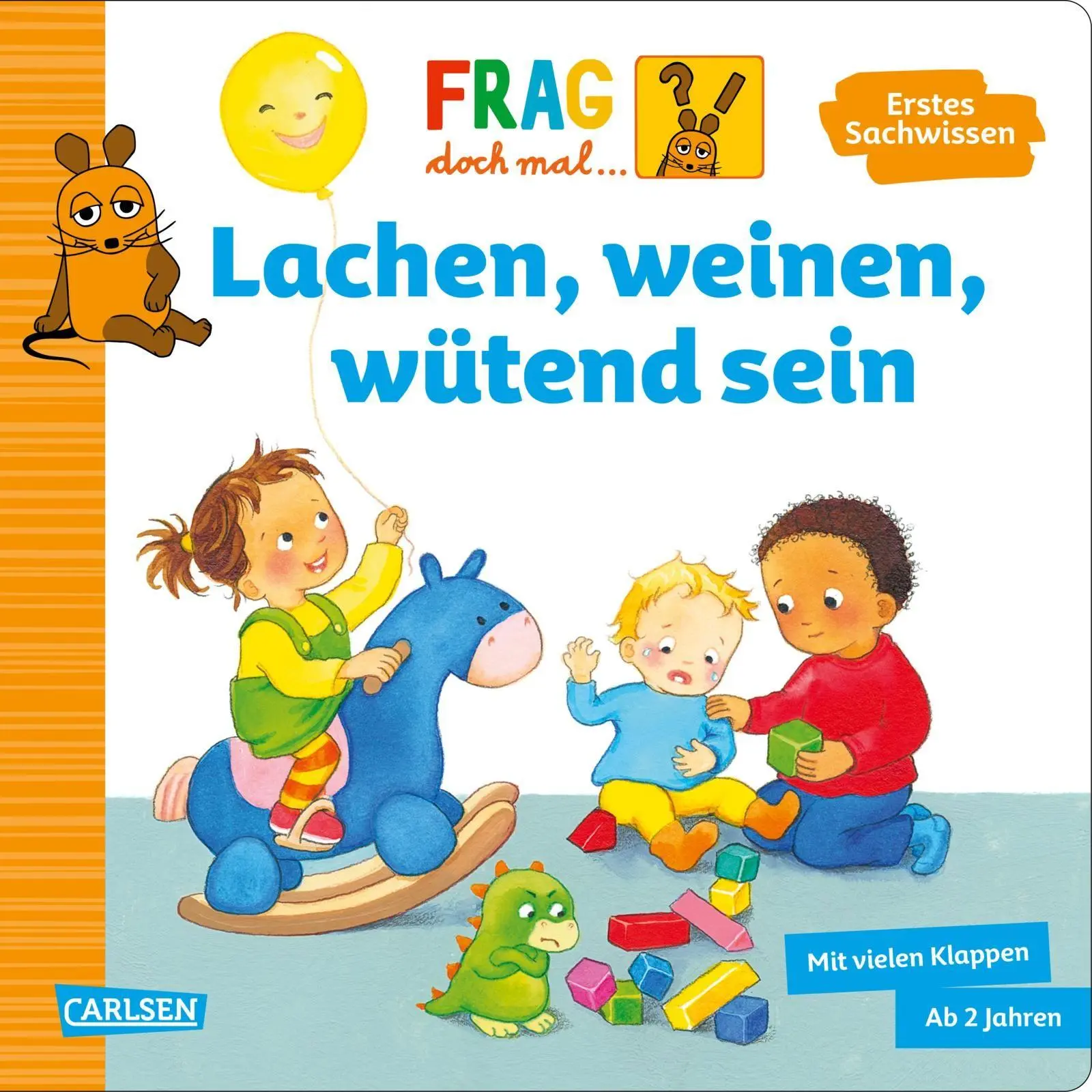 Cover: 9783551255402 | Frag doch mal ... die Maus: Lachen, weinen, wütend sein | Petra Klose