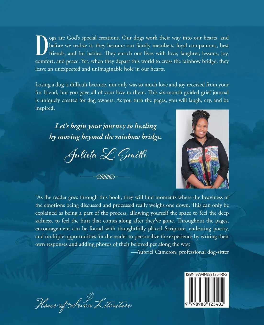 Rückseite: 9798988125402 | Moving beyond the Rainbow Bridge | Julieta L. Smith | Taschenbuch