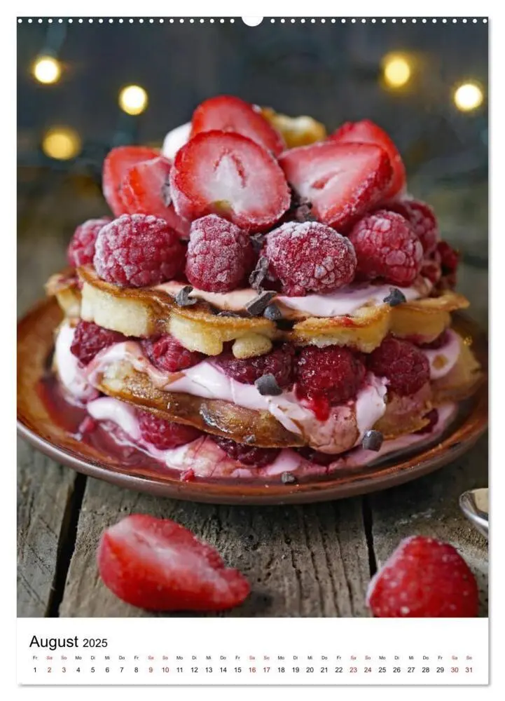 Bild: 9783435965502 | Food Art 2025 (Wandkalender 2025 DIN A2 hoch), CALVENDO Monatskalender