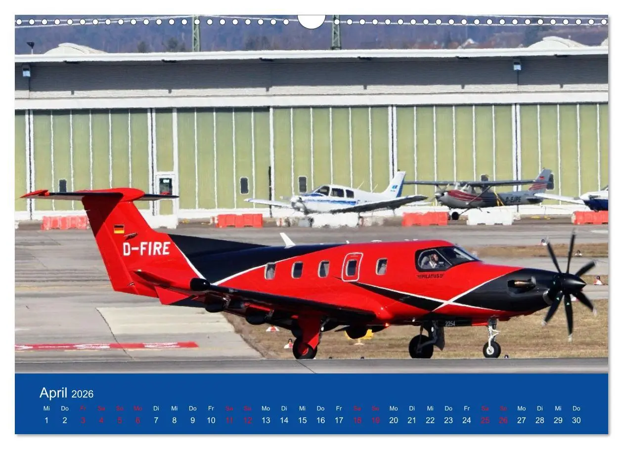 Bild: 9783457295502 | Besondere Flugzeuge am Flughafen Stuttgart (Wandkalender 2026 DIN...