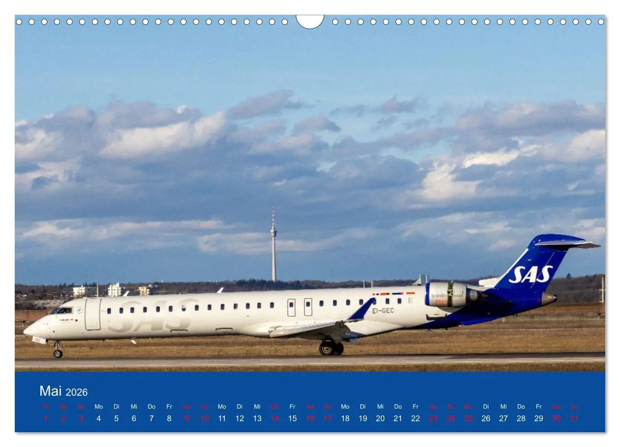 Bild: 9783457295502 | Besondere Flugzeuge am Flughafen Stuttgart (Wandkalender 2026 DIN...