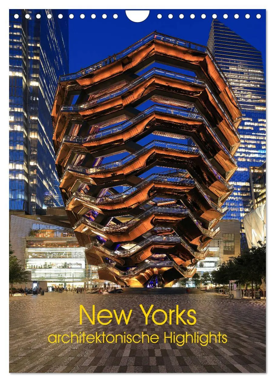 Cover: 9783516385502 | New Yorks architektonische Highlights (Wandkalender 2026 DIN A4...