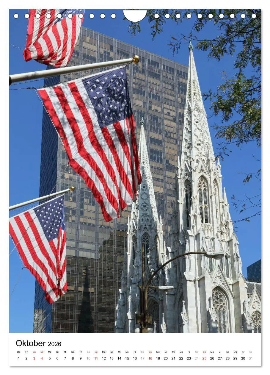 Bild: 9783516385502 | New Yorks architektonische Highlights (Wandkalender 2026 DIN A4...