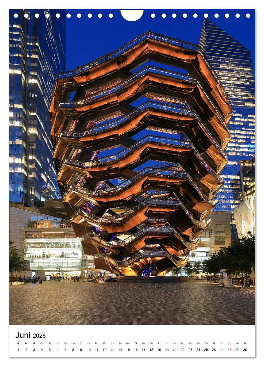 Bild: 9783516385502 | New Yorks architektonische Highlights (Wandkalender 2026 DIN A4...