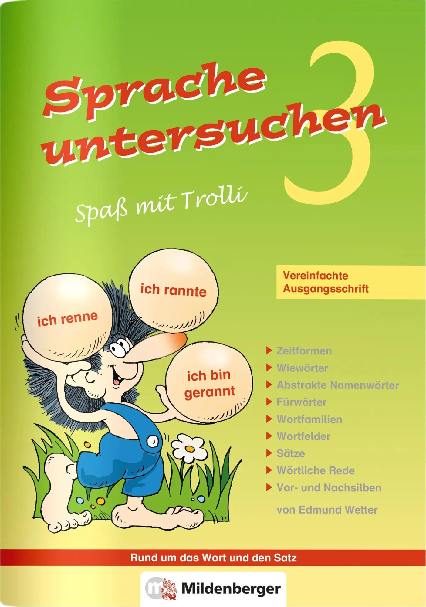 Cover: 9783619345502 | Sprache untersuchen - Spaß mit Trolli 3 | Edmund Wetter | Taschenbuch
