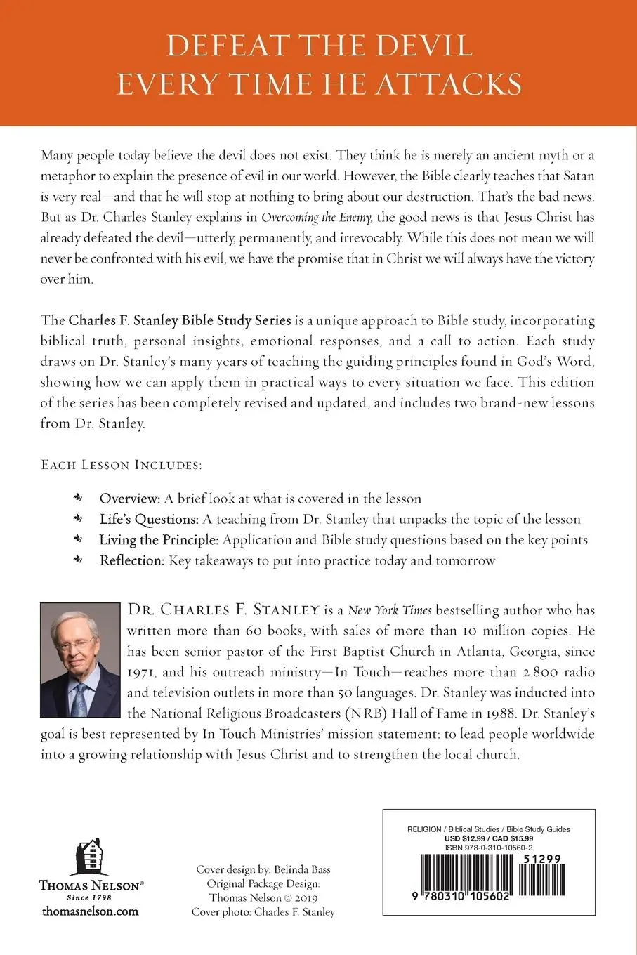 Rückseite: 9780310105602 | Overcoming the Enemy | Live in Victory Over Trials and Temptations