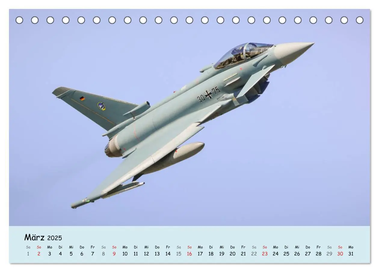 Bild: 9783435575602 | Luftüberlegenheit - Kampfjets in Aktion (Tischkalender 2025 DIN A5...