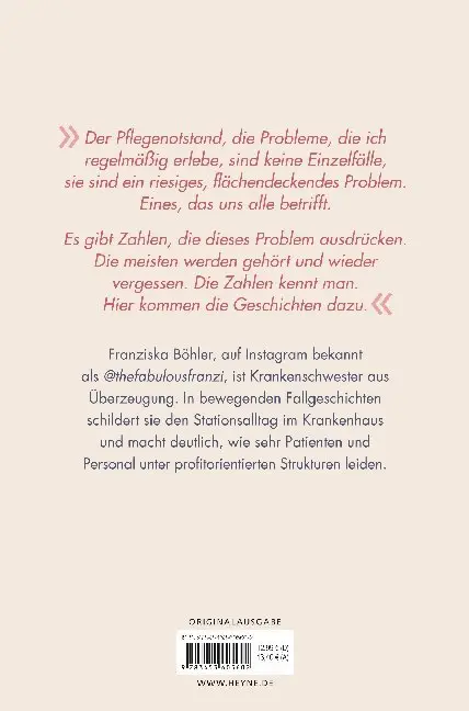 Bild: 9783453605602 | I'm a Nurse | Franziska Böhler (u. a.) | Taschenbuch | 256 S. | 2020
