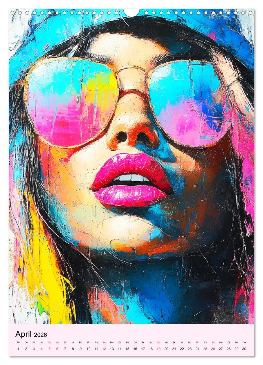 Bild: 9783457285602 | Frauengesichter. Moderne Portraits in Öloptik (Wandkalender 2026...