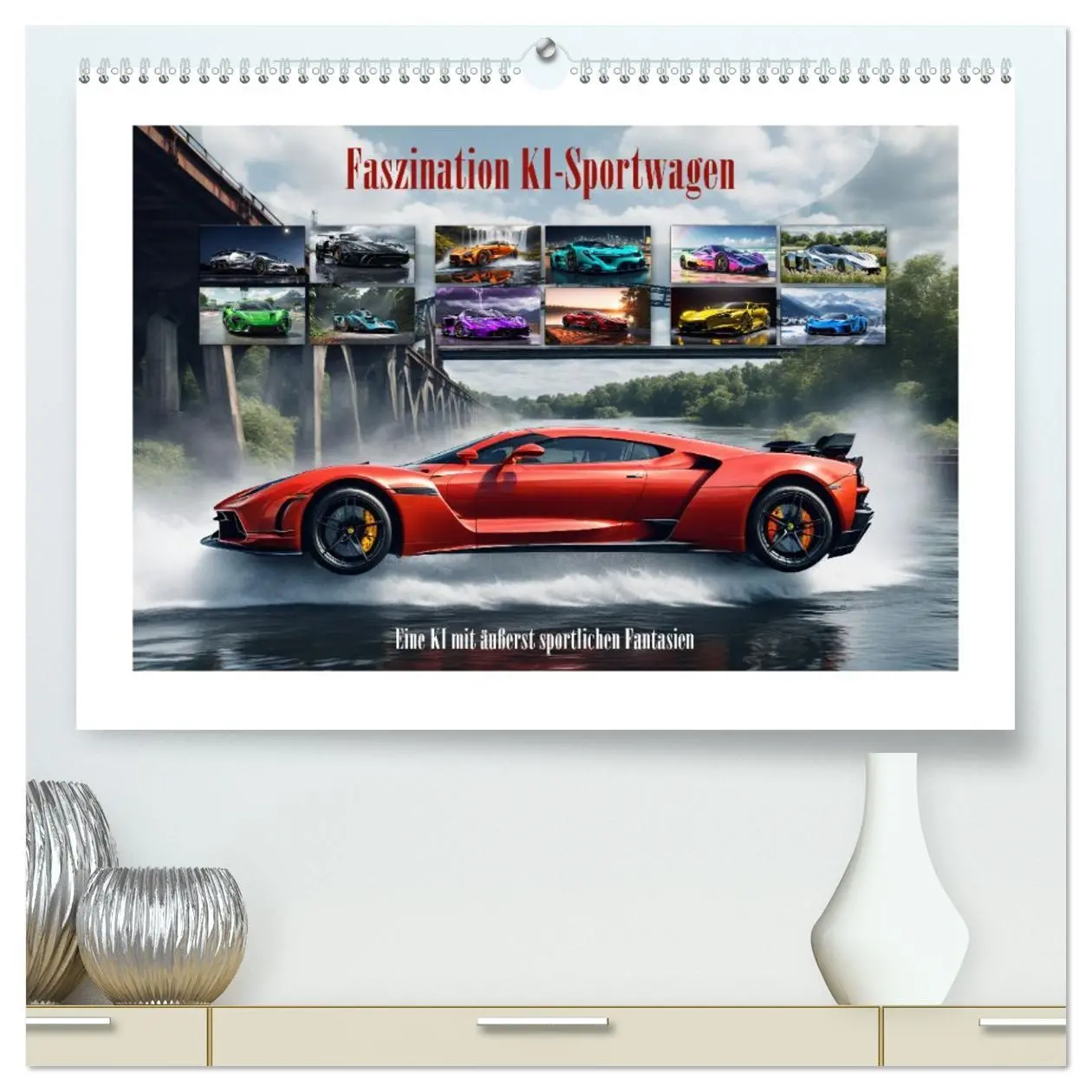 Cover: 9783457355602 | Faszination KI-Sportwagen (hochwertiger Premium Wandkalender 2026...