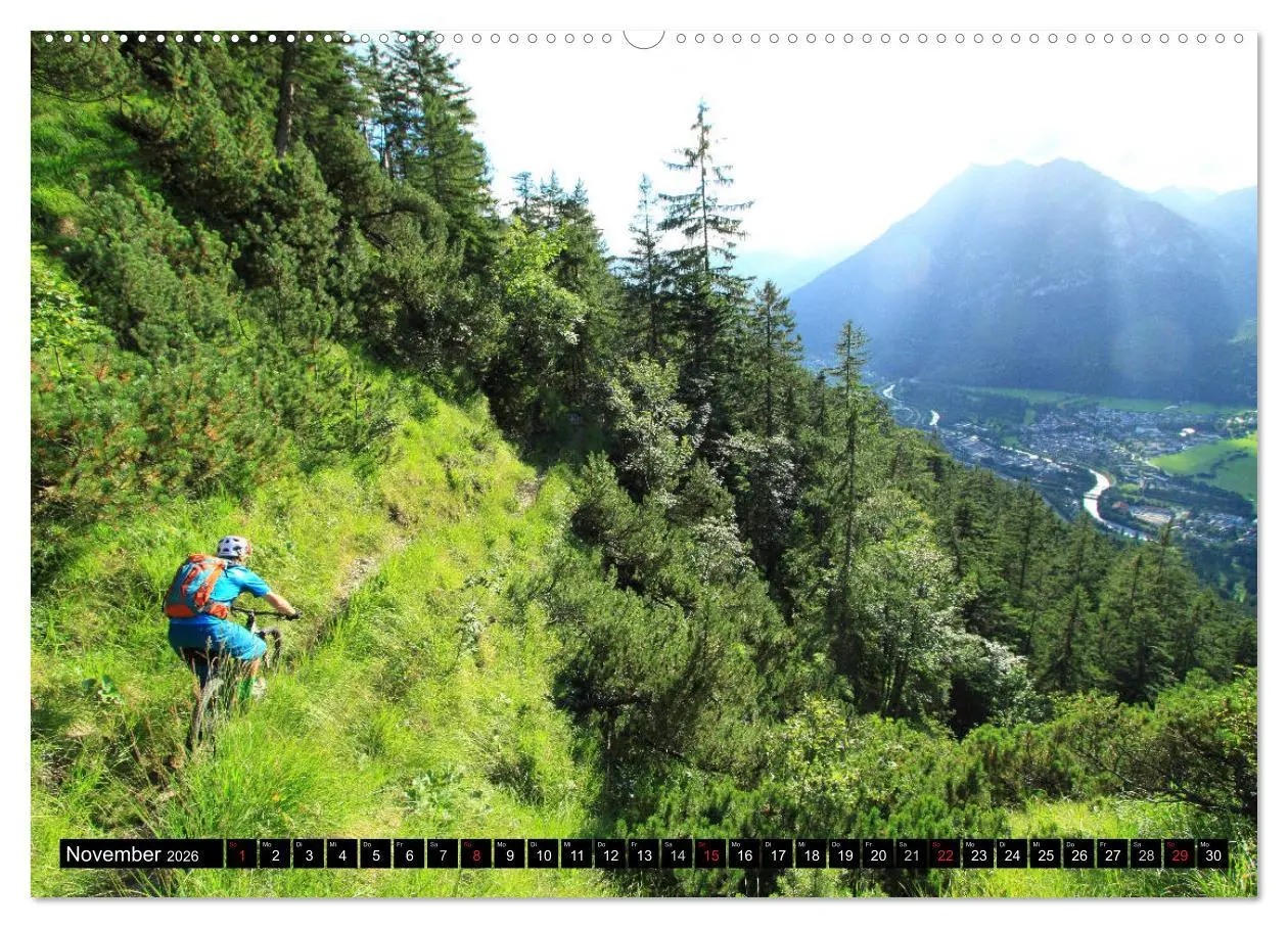 Bild: 9783457735602 | Mountainbike Traumpfade (hochwertiger Premium Wandkalender 2026 DIN...