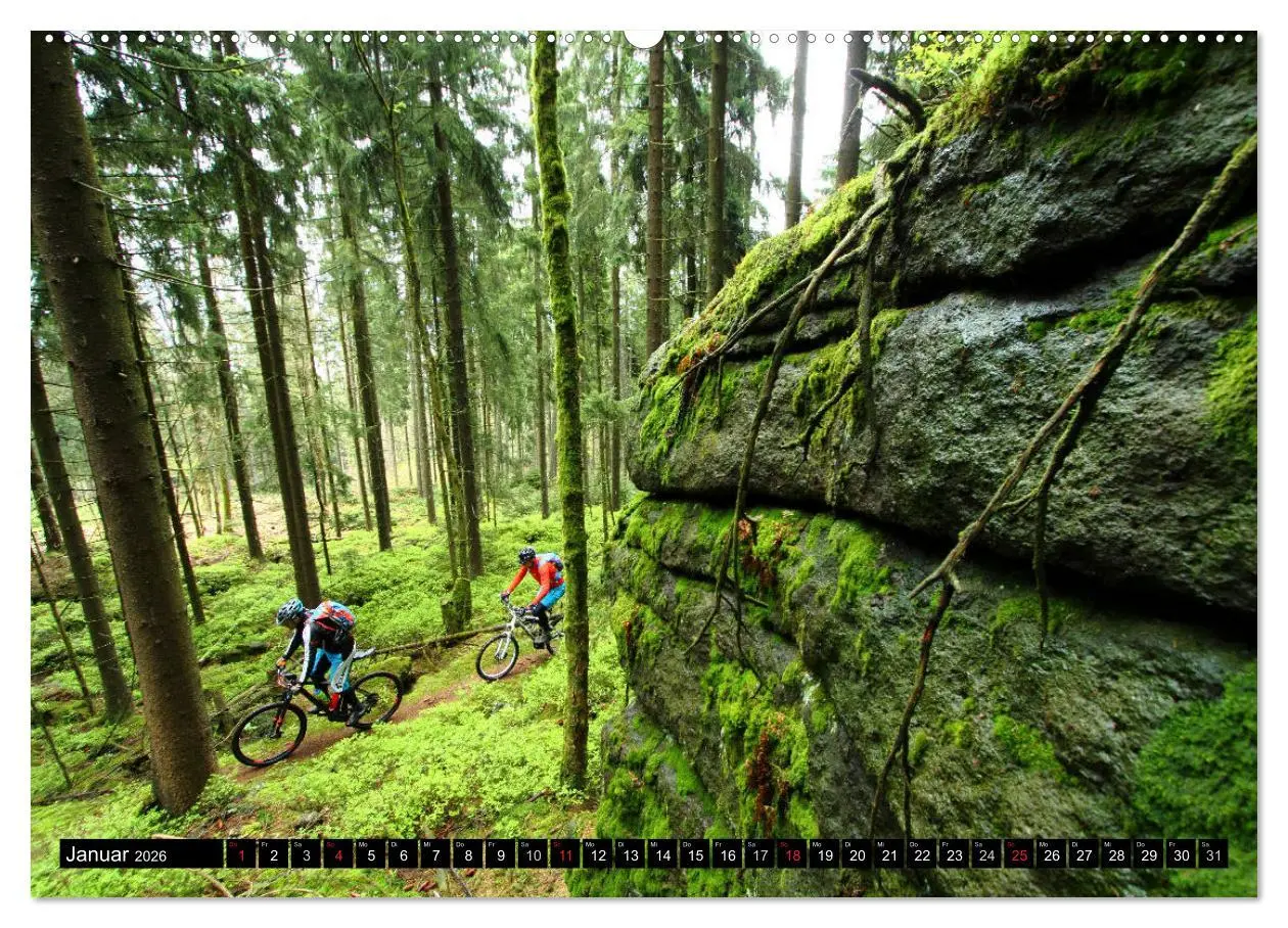 Bild: 9783457735602 | Mountainbike Traumpfade (hochwertiger Premium Wandkalender 2026 DIN...