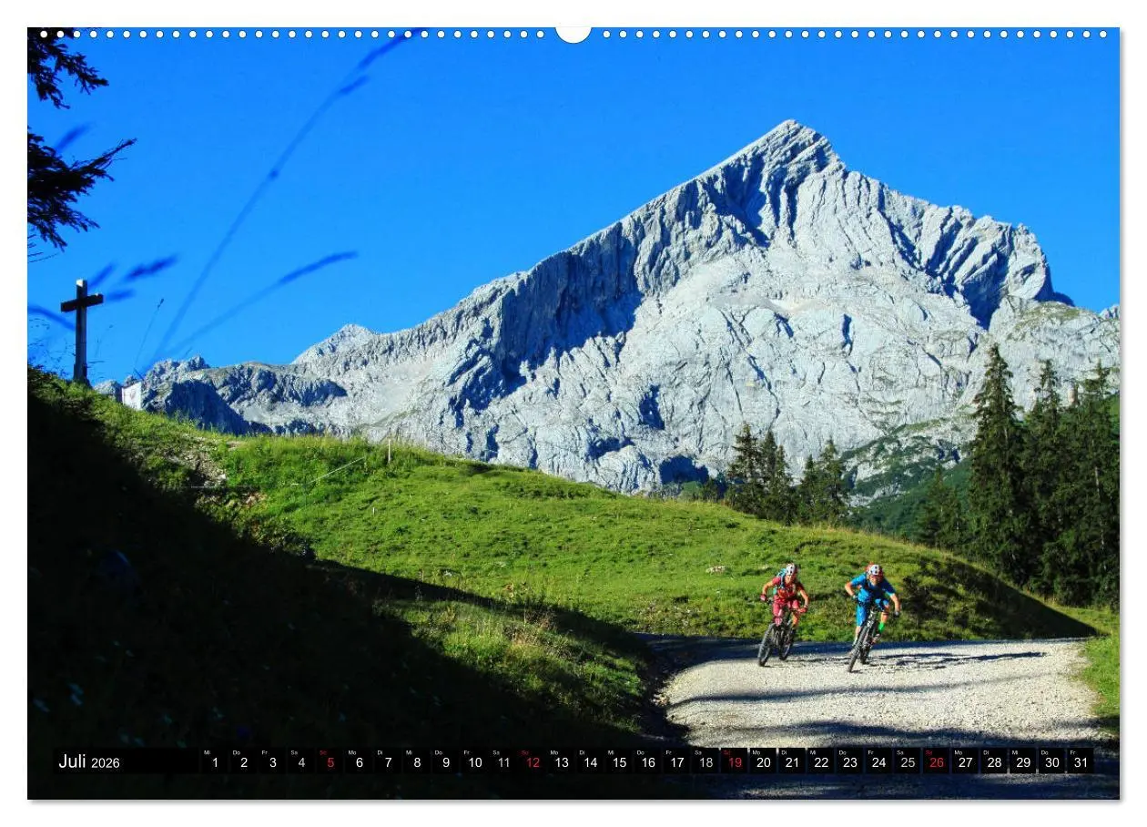 Bild: 9783457735602 | Mountainbike Traumpfade (hochwertiger Premium Wandkalender 2026 DIN...